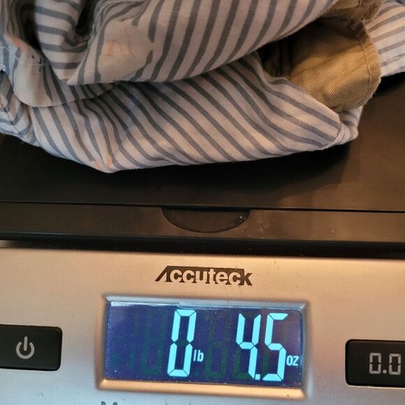 Old Navy Blue and White Button Down Shirt - Picture 3 of 3